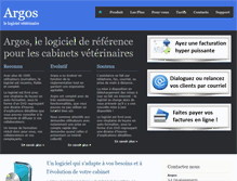 Tablet Screenshot of logicielargos.com